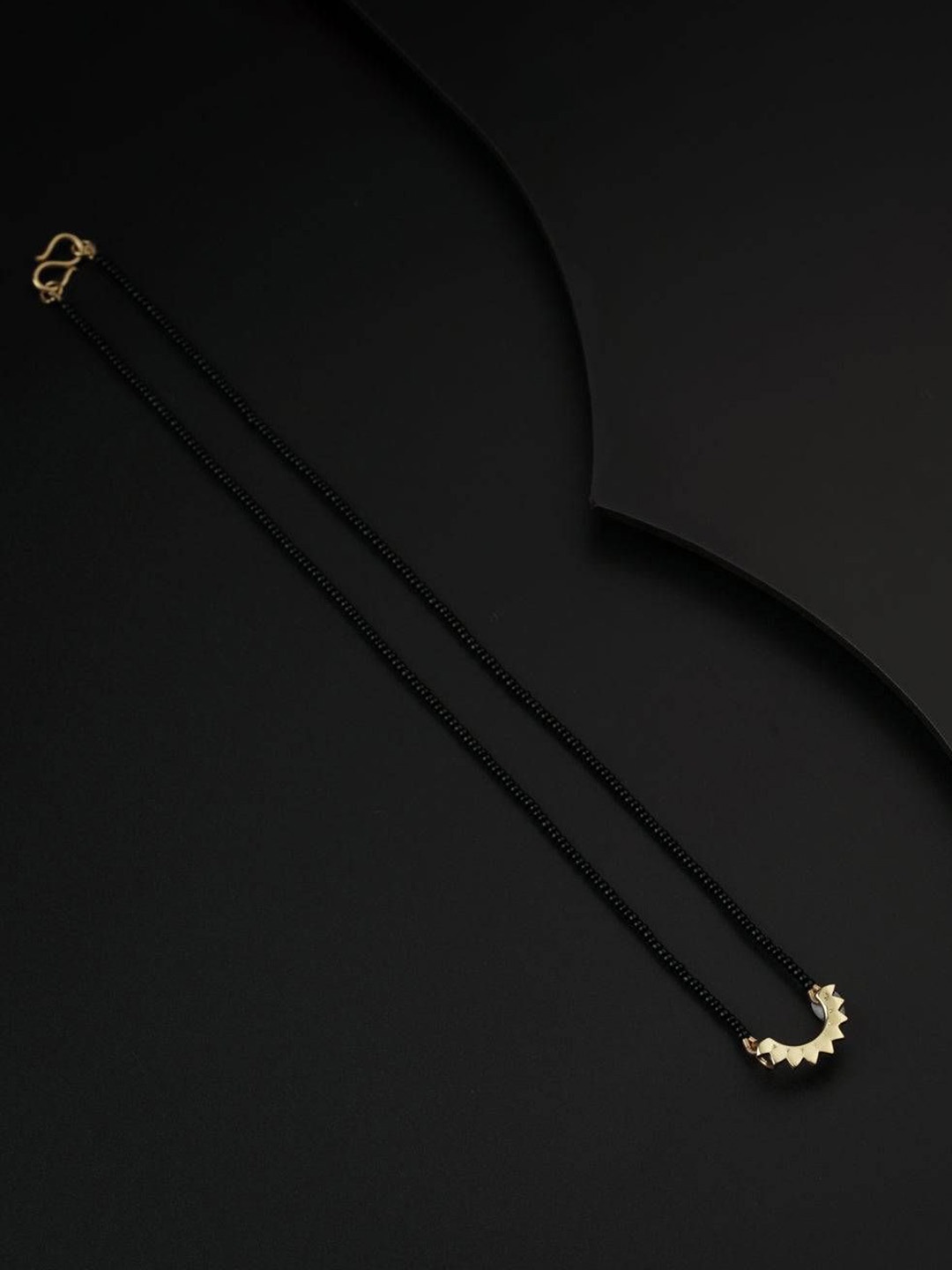 

House of Aadyaa Artificial Beads Mangalsutra, Silver