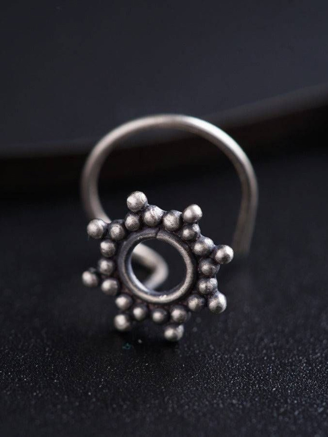 

House of Aadyaa Stud Nosepin, Silver