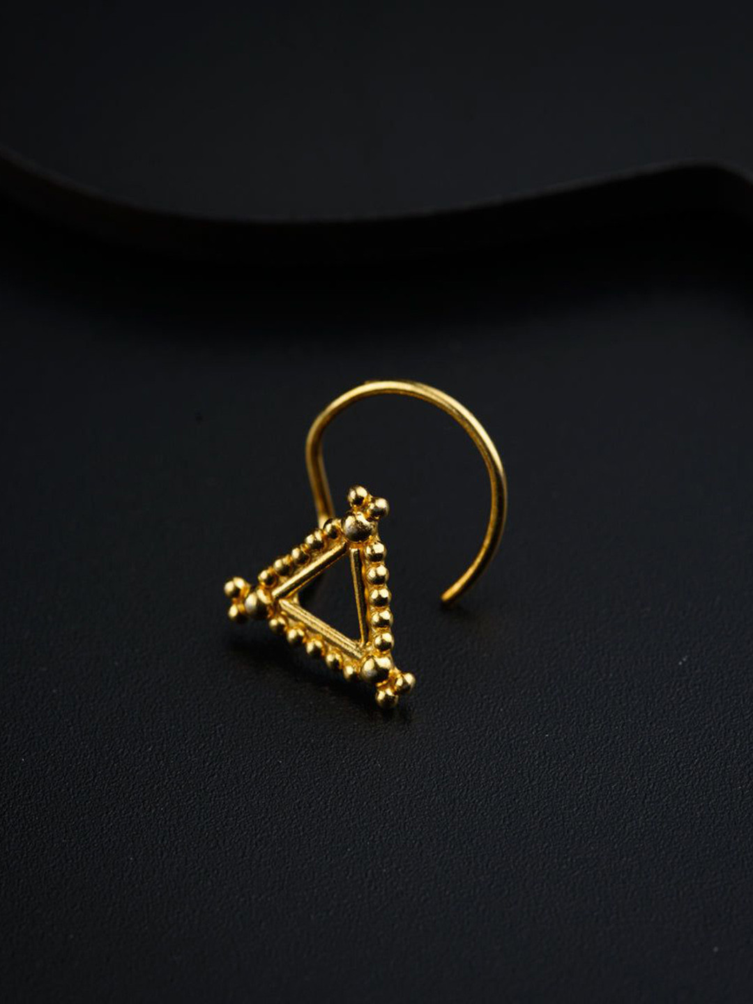

House of Aadyaa Stud Nosepin, Gold