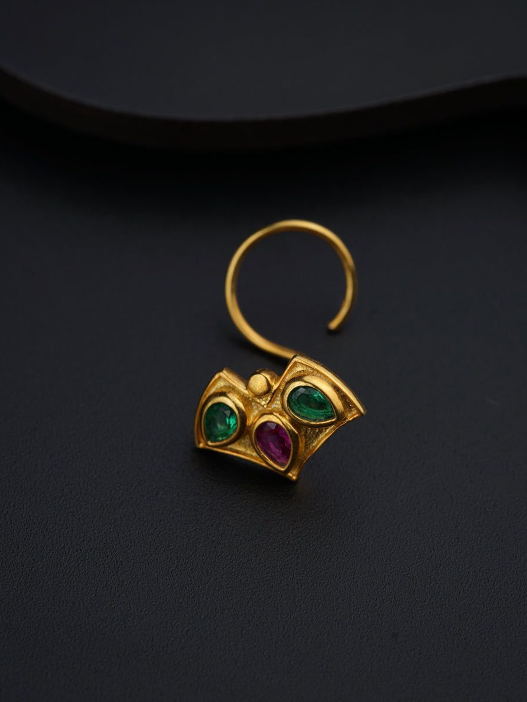 

House of Aadyaa Stud Nosepin, Gold