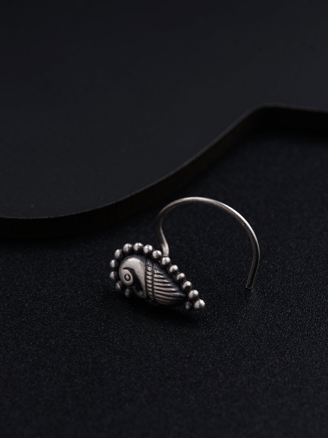 

House of Aadyaa Stud Nosepin, Silver