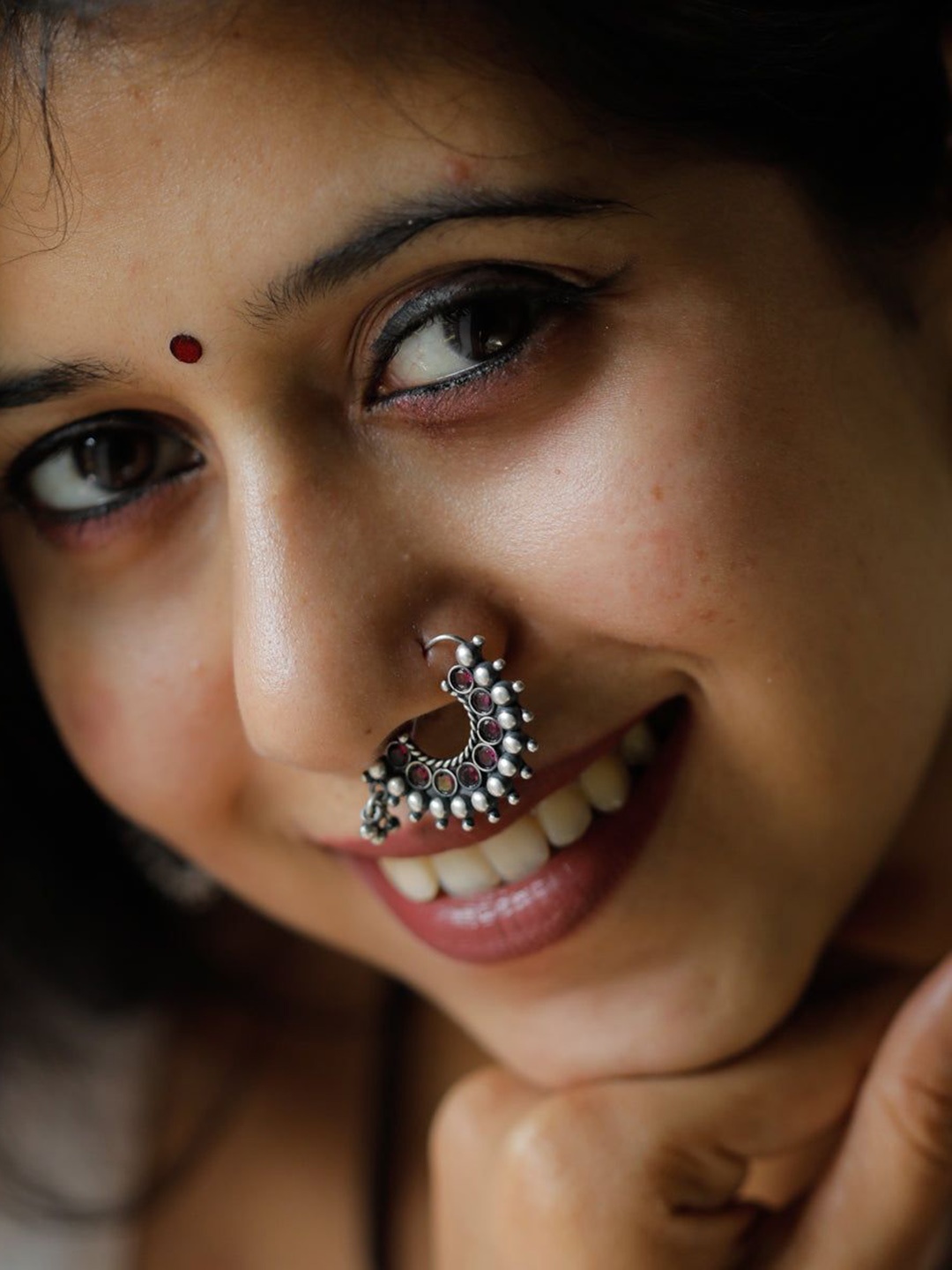 

House of Aadyaa Septum Nosepin, Silver