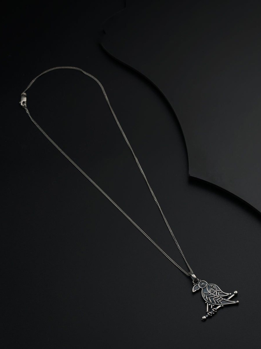 

House of Aadyaa Contemporary Pendants, Silver