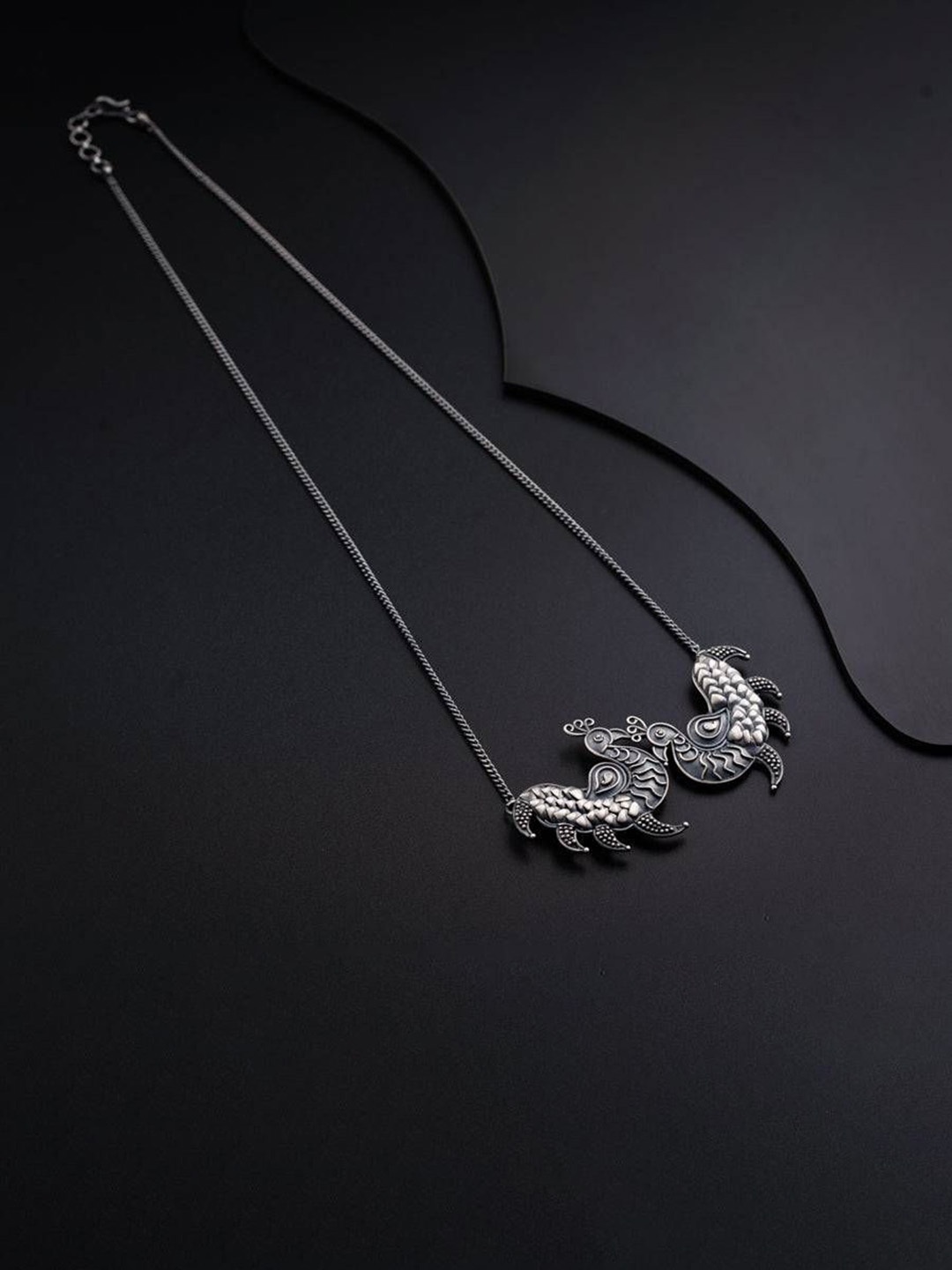 

House of Aadyaa Contemporary Pendants, Silver