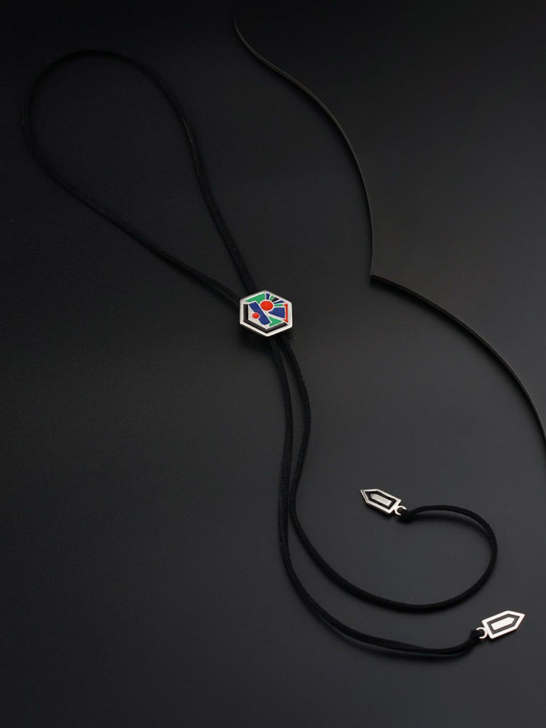 

House of Aadyaa Contemporary Pendants, Silver