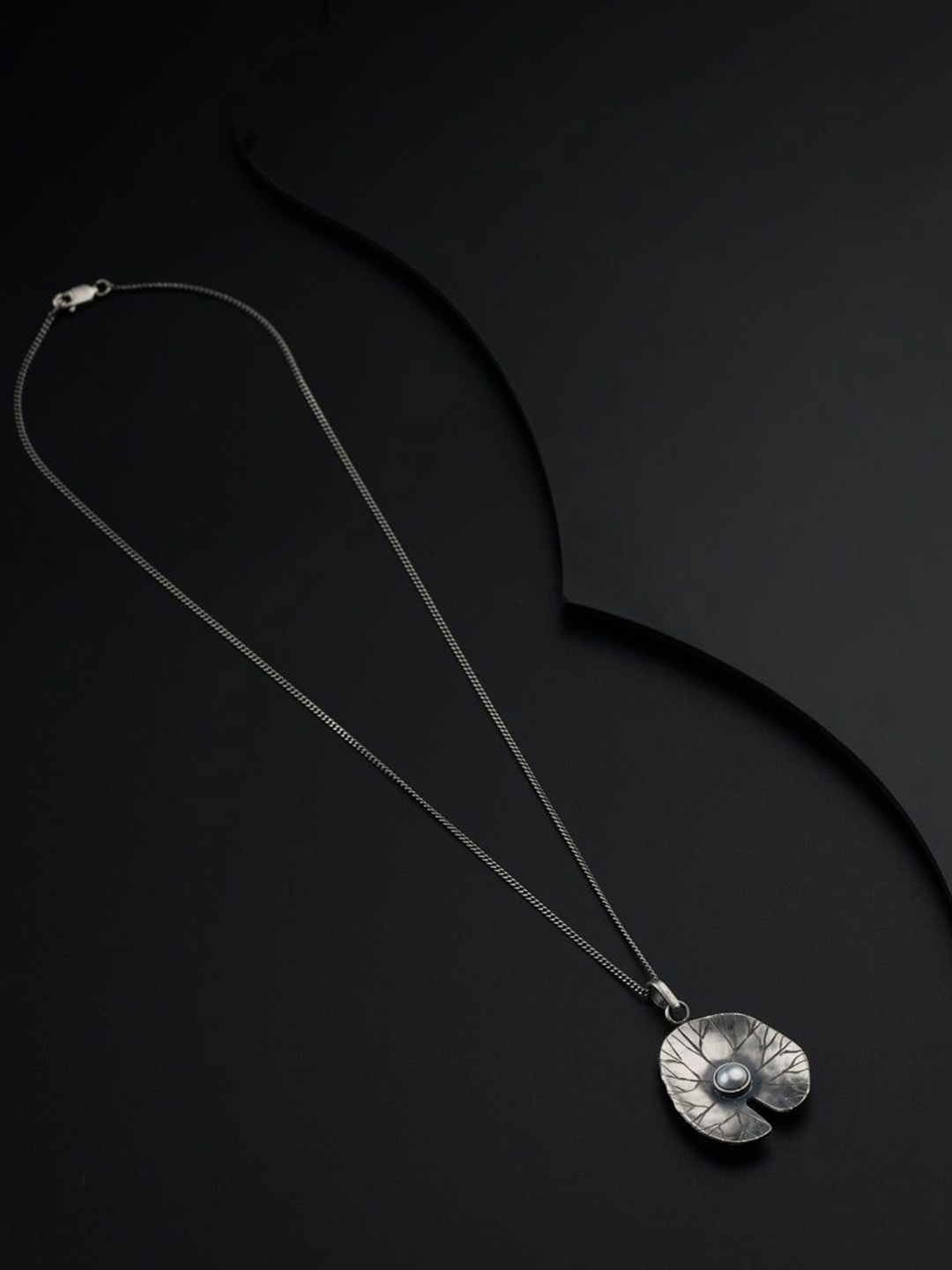 

House of Aadyaa Contemporary Pendants, Silver