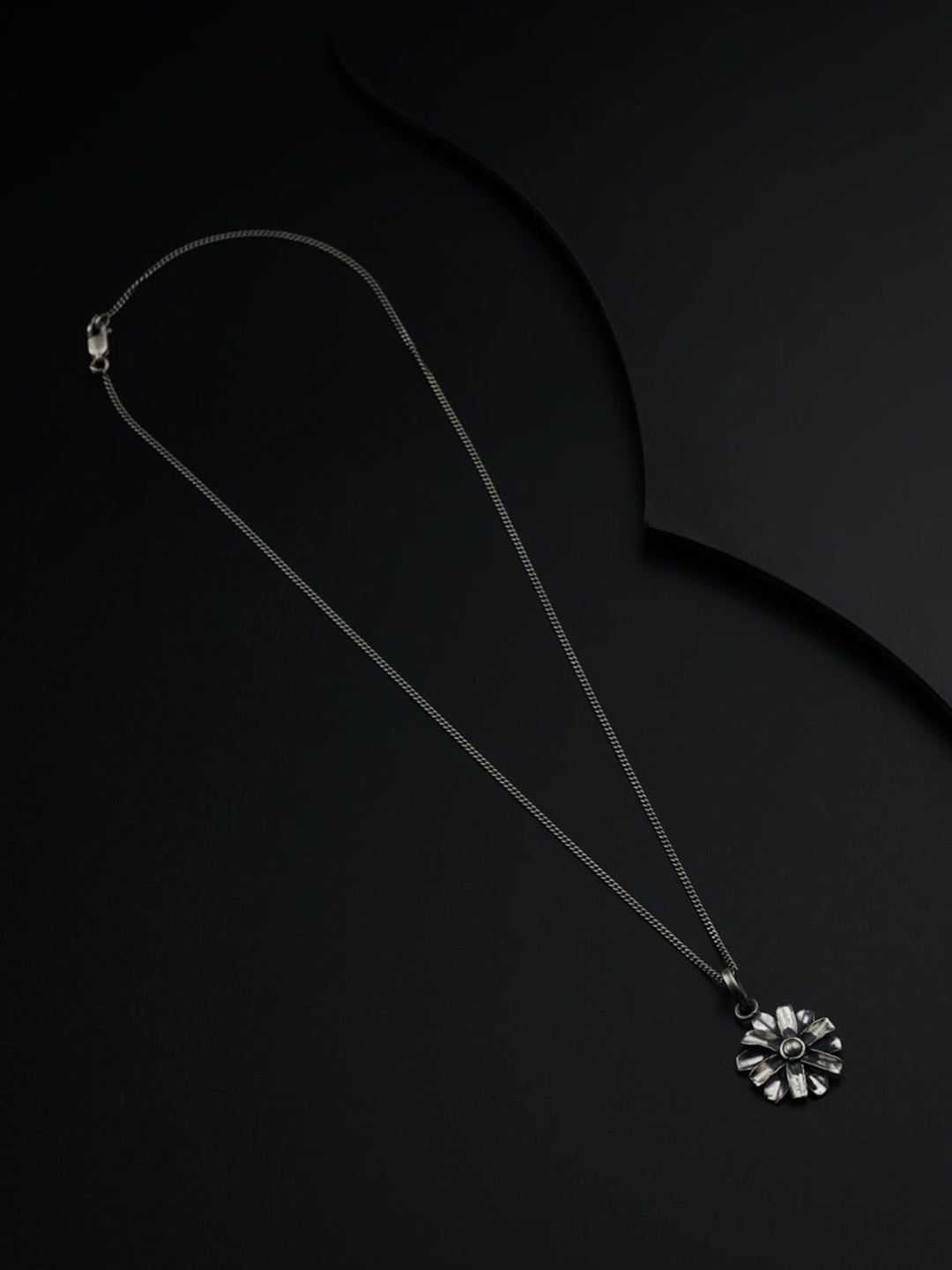 

House of Aadyaa Circular Pendants, Silver