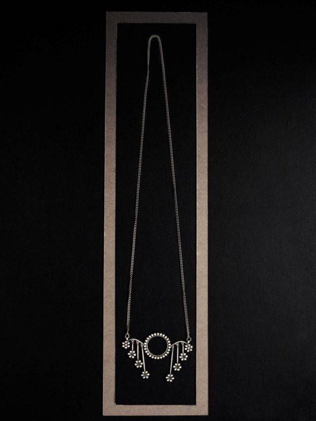 

House of Aadyaa Contemporary Pendants, Silver