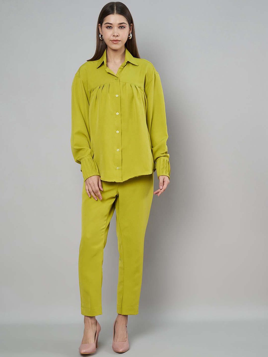 

BCZ Style Shirt With Trouser, Green