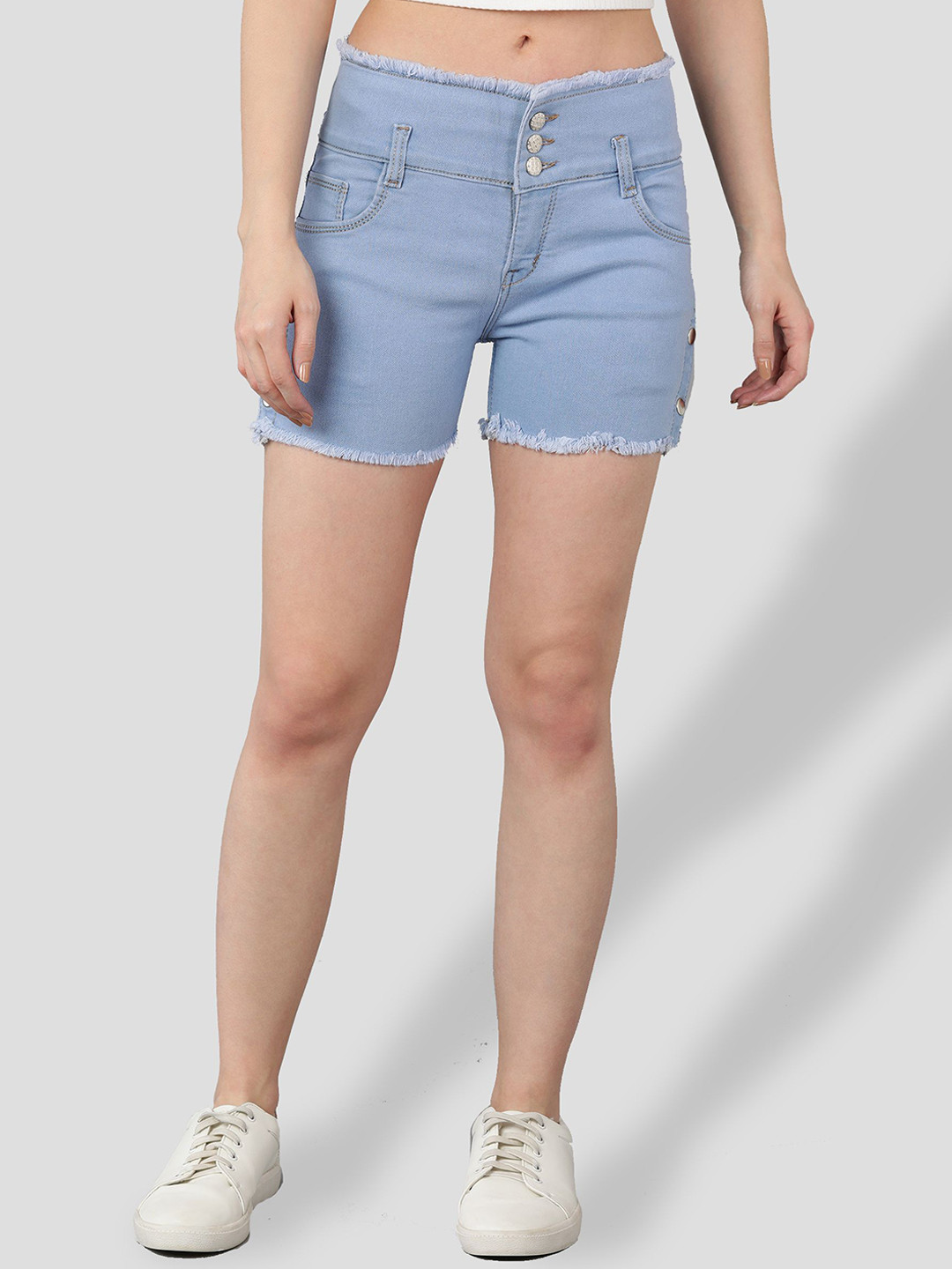 

Moda Rapido Women Slim Fit Outdoor Hot Pants Shorts, Turquoise blue