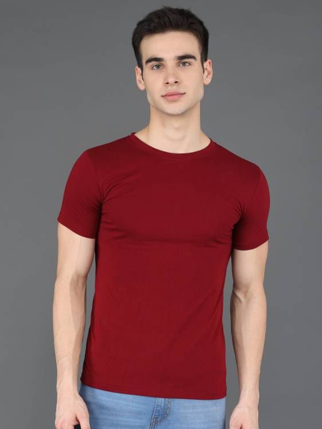 

Dogman Men Abzorb Applique T-shirt, Maroon