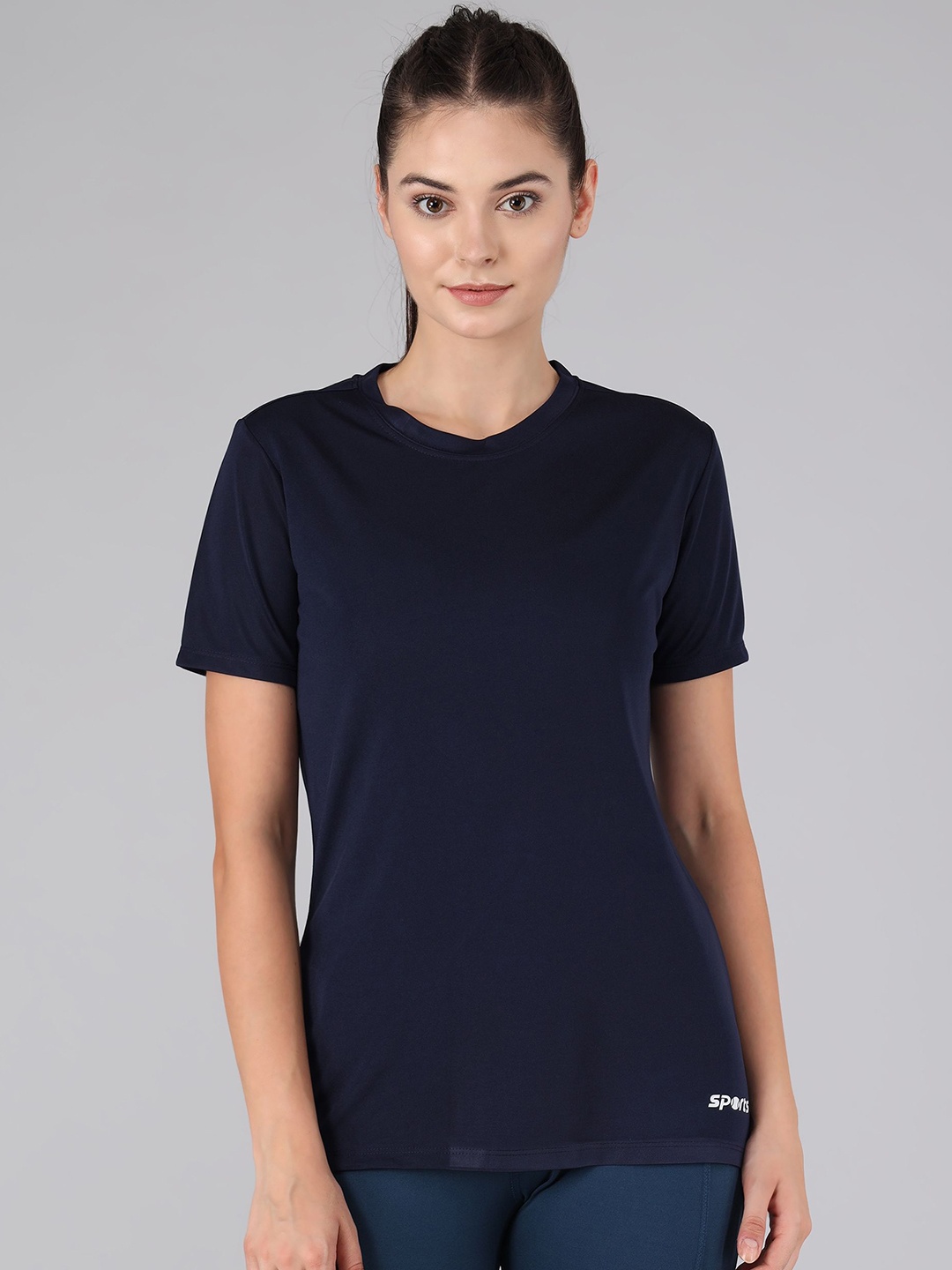 

Dogman Women Abzorb Cut Outs T-shirt, Navy blue