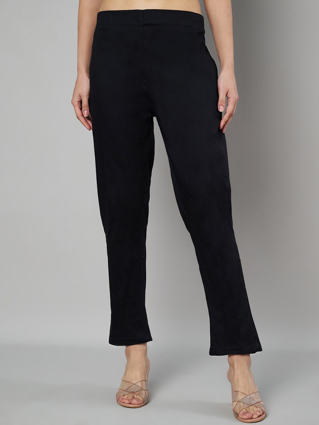 

Moda Rapido Women Trousers, Black