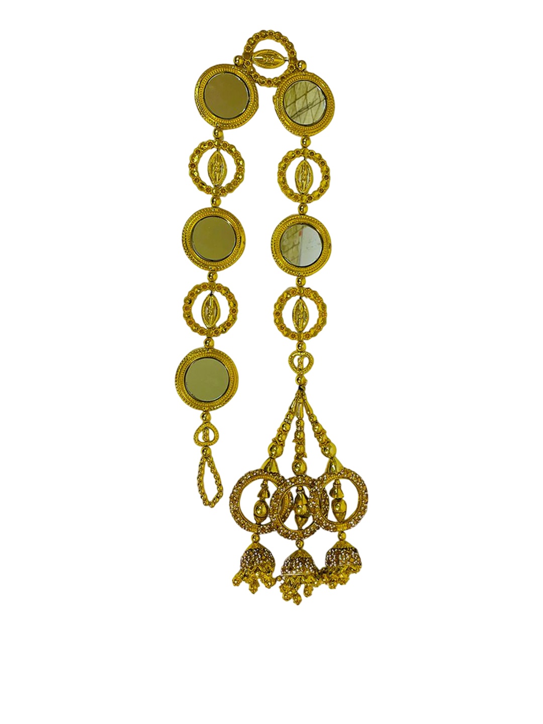 

AHS Women Beaded Hair Accessory Set of, Gold