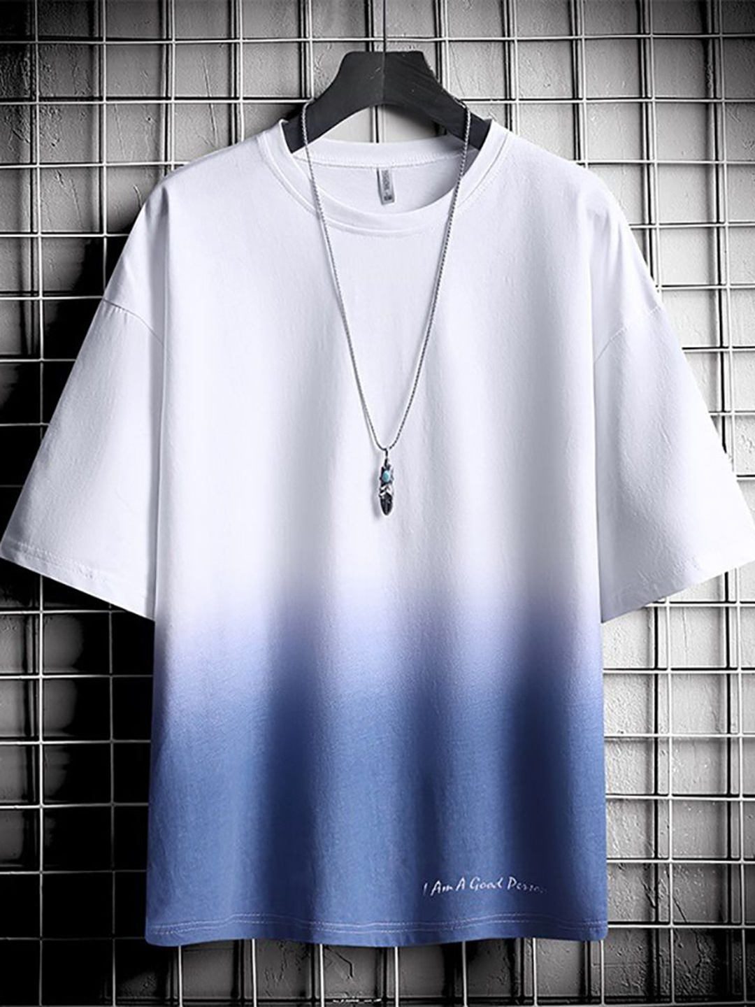 

StyleCast x Revolte Men Dyed Round Neck T-shirt, White
