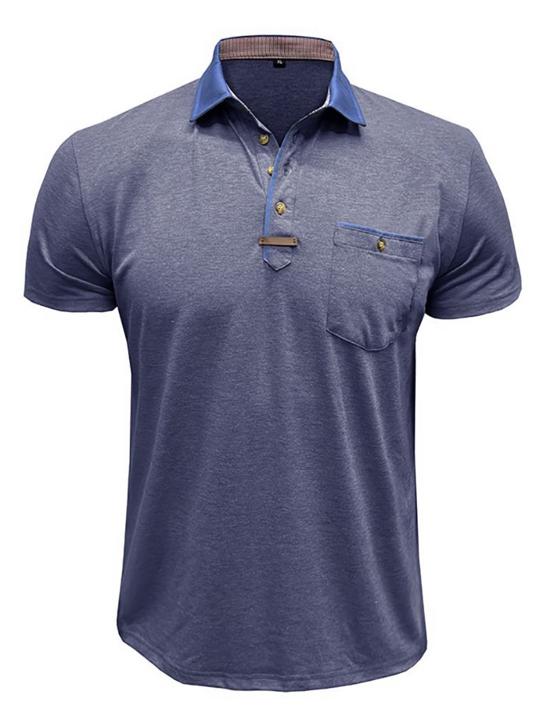 

StyleCast x Revolte Men Polo Collar T-shirt, Grey