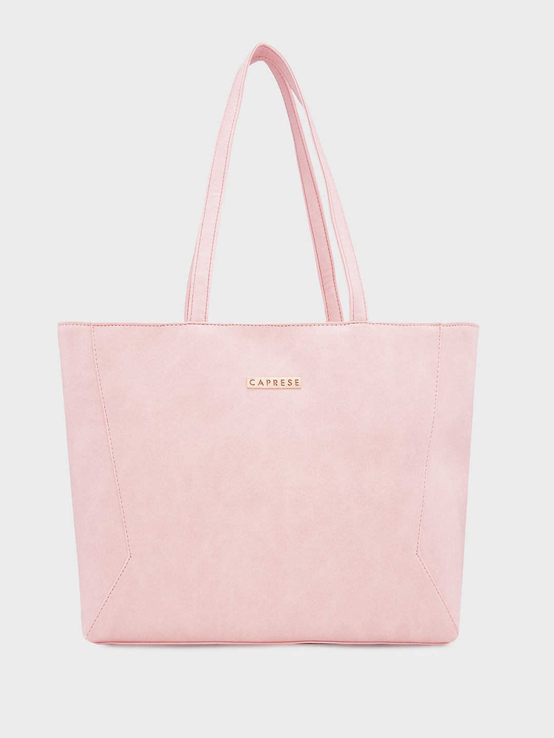 

Caprese Textured Structured Shoulder Bag, Pink