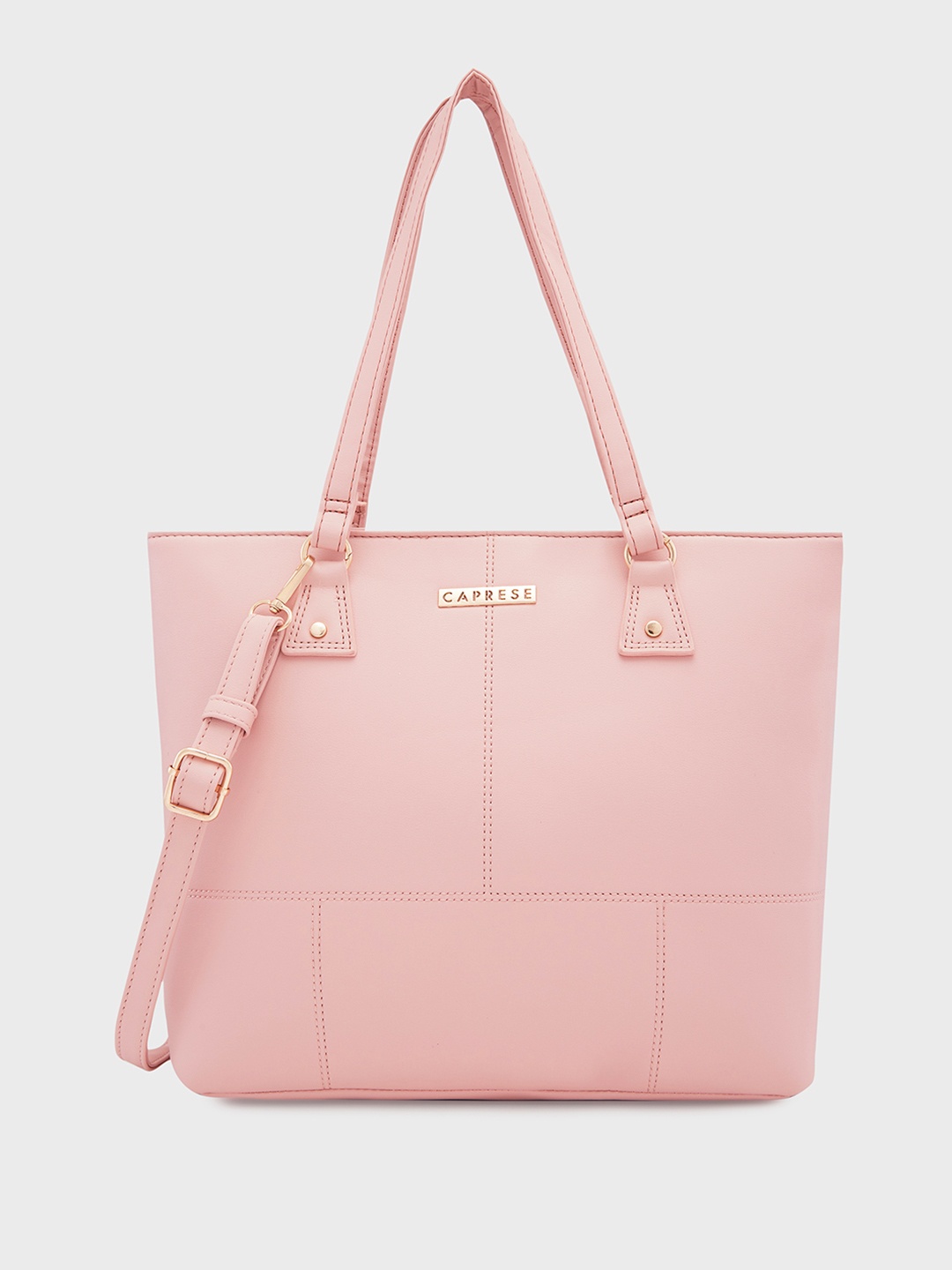 

Caprese Structured Shoulder Bag, Pink