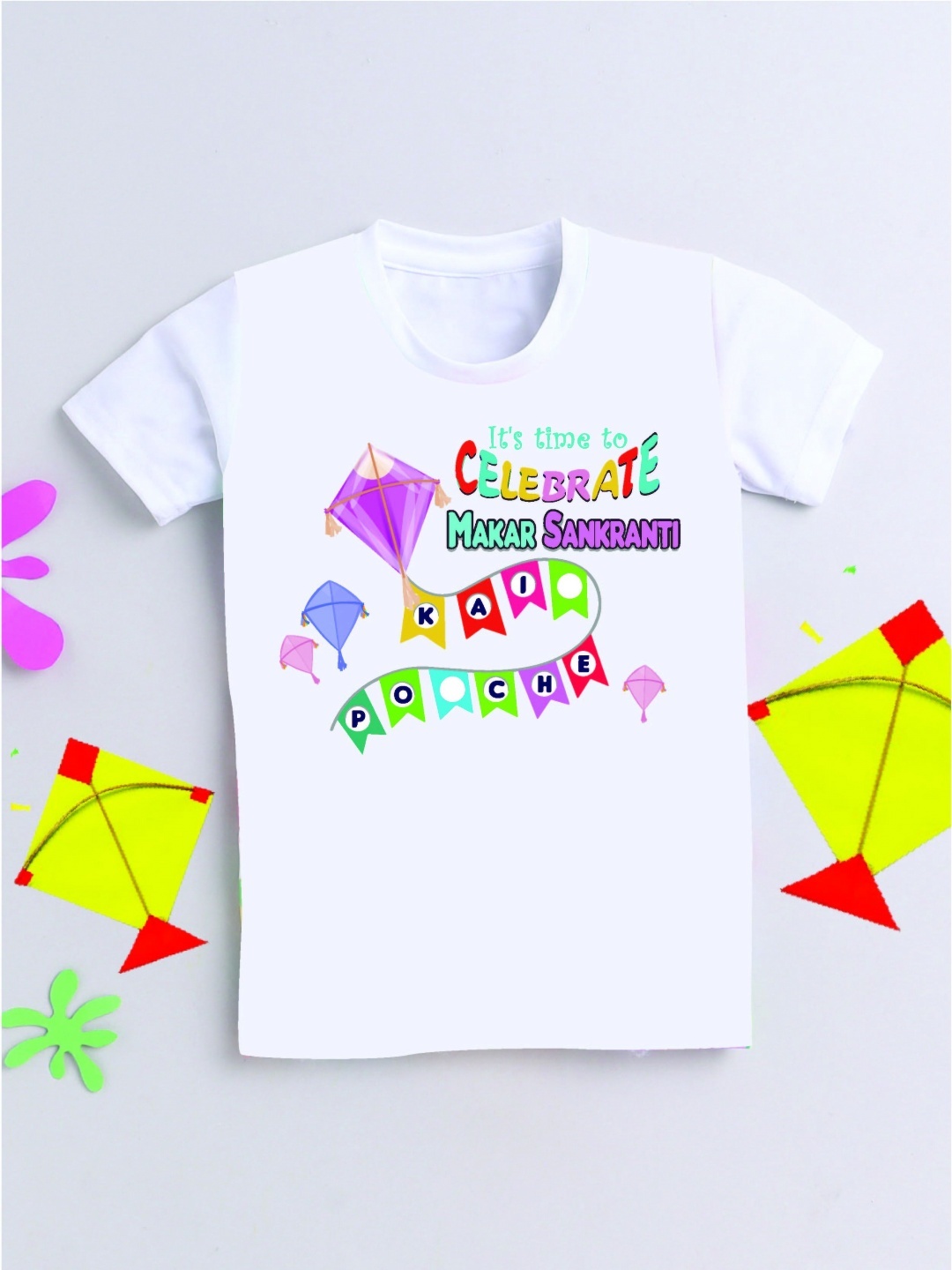 

The Magic Wand Unisex Kids Graphic Printed Round Neck T-shirt, White