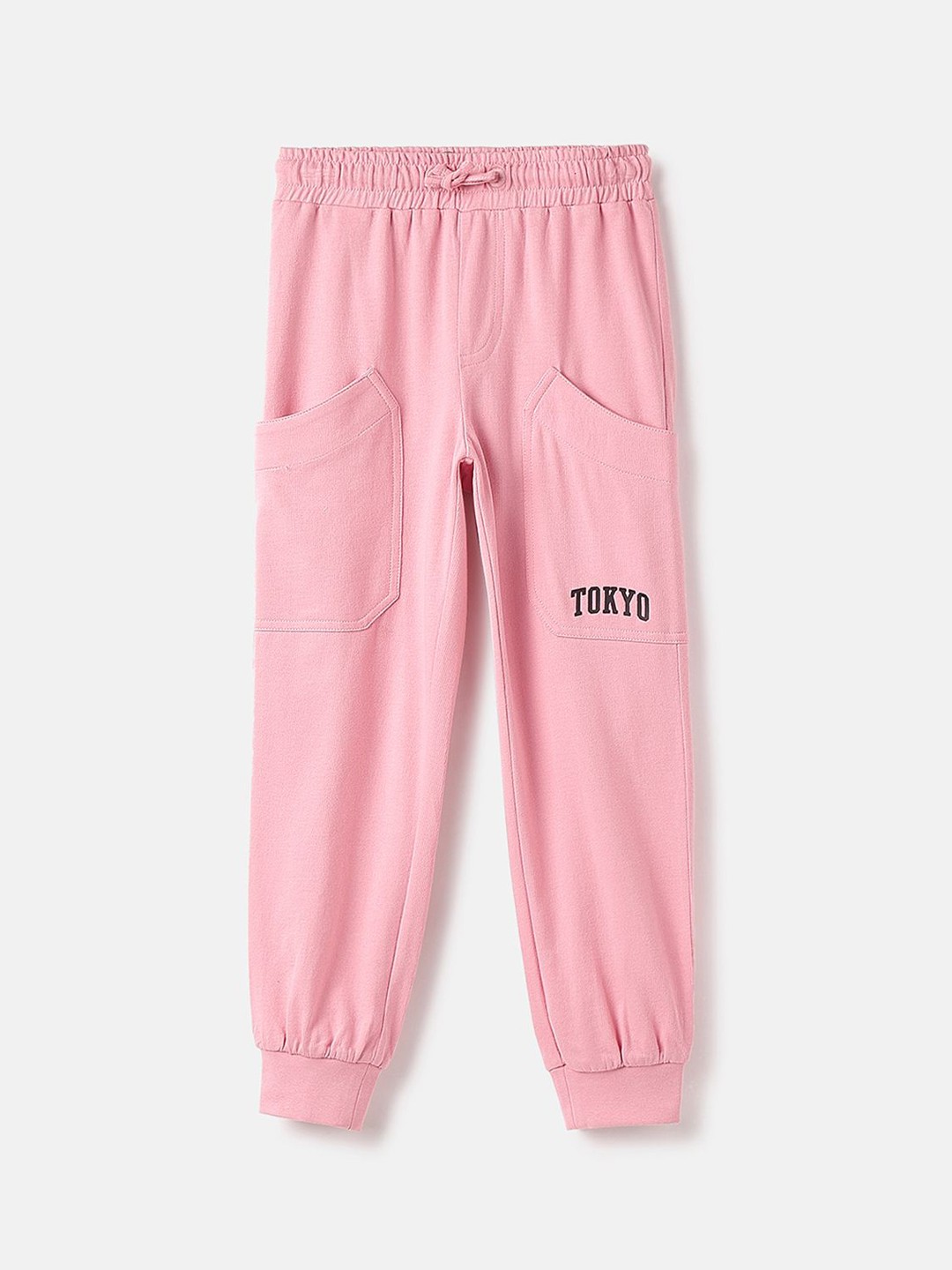 

United Colors of Benetton Infant Girls Cotton Regular Fit Joggers, Pink