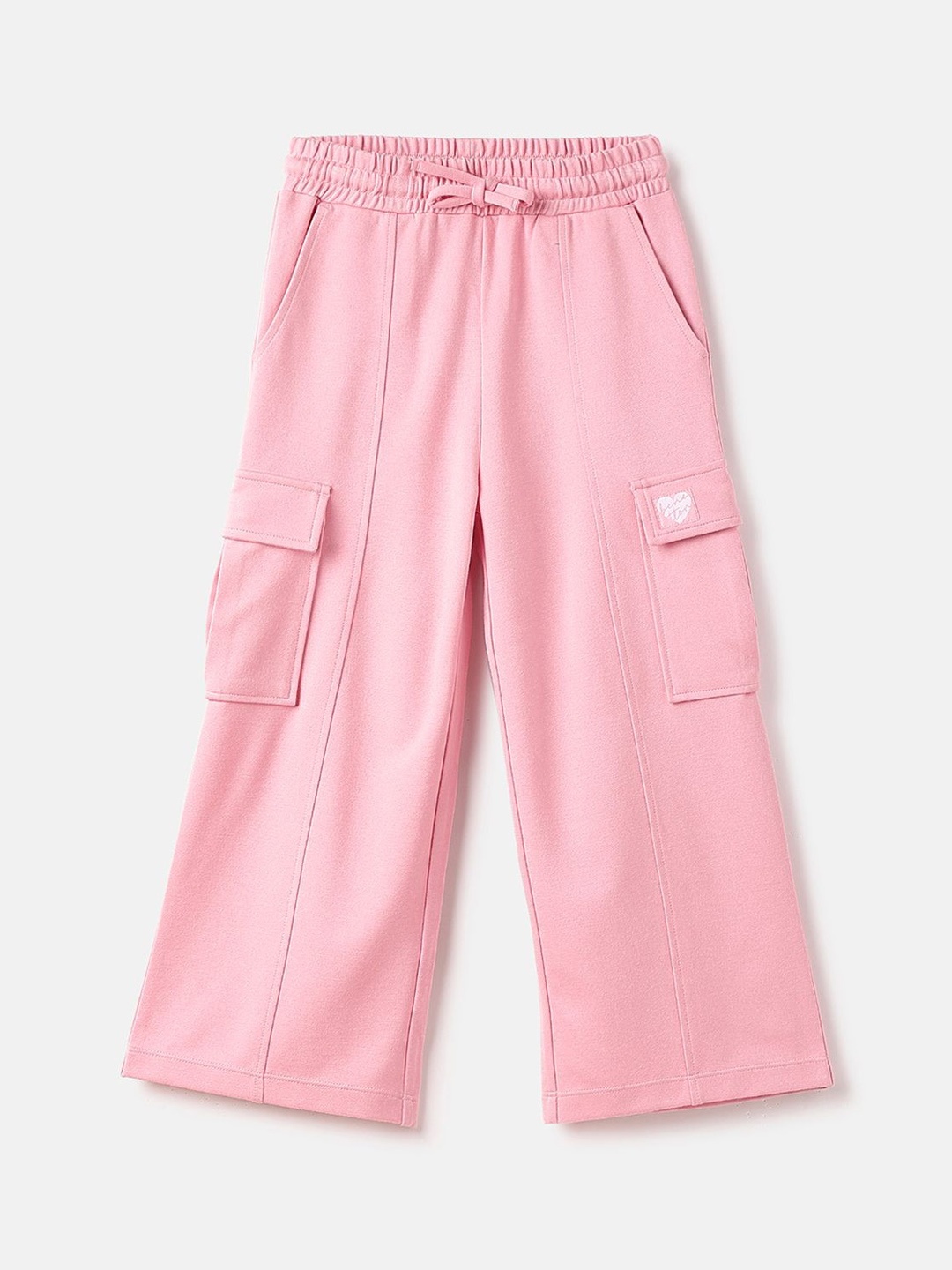 

United Colors of Benetton Girls Regular Fit Trousers, Pink