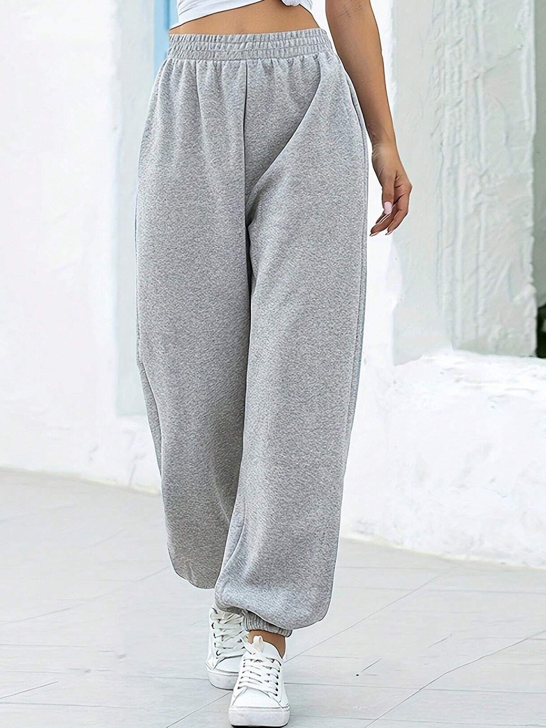 

KATECLO Women Relaxed Joggers Trousers, Grey