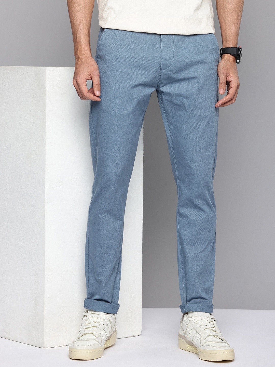 

Levis Men Slim Tapered Fit Chinos Trousers, Blue