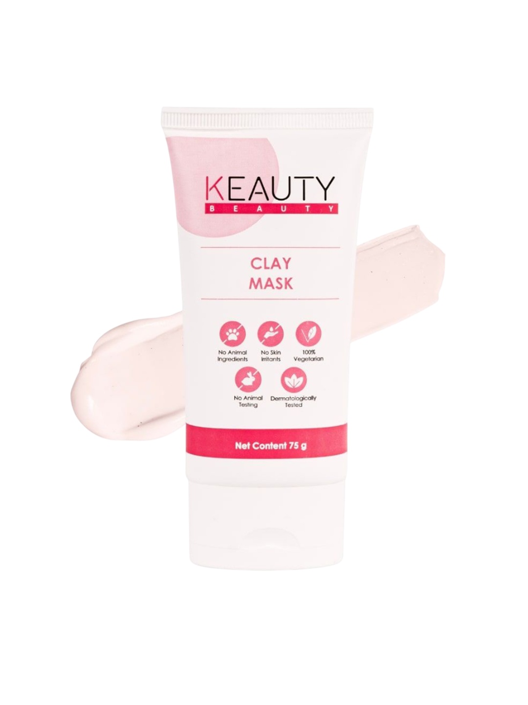 

Keauty Beauty Clay Mask With Niacinamide - 75 g, White