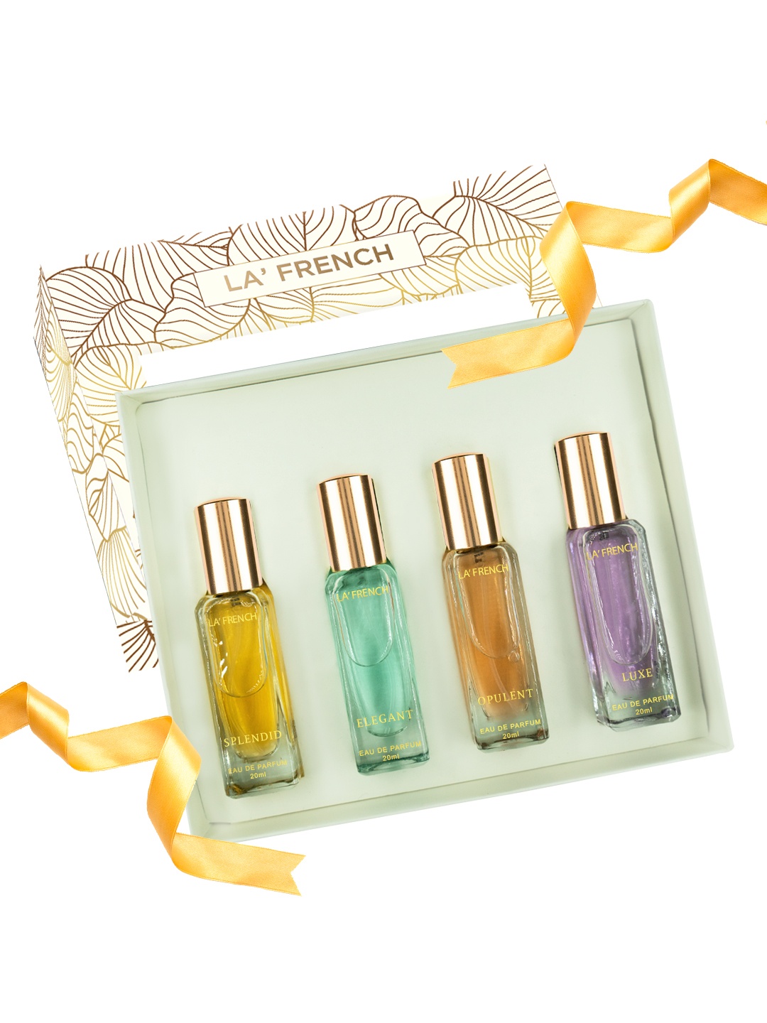 

La French Set Of 4 Splendid, Luxe, Elegant & Opulent Eau de Parfum - 20 ml Each, Cream