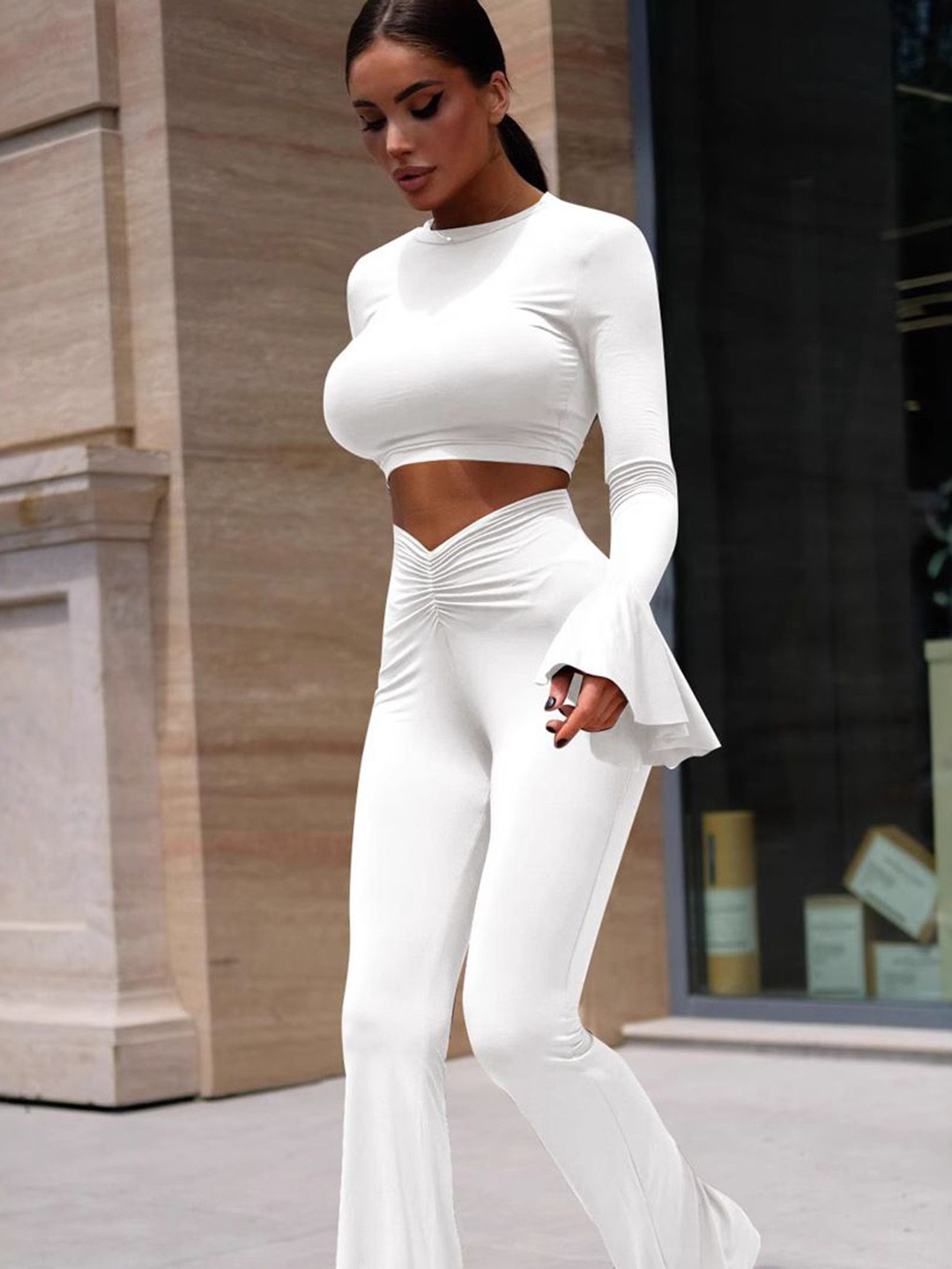 

StyleCast Top With Trousers Co-Ords, White