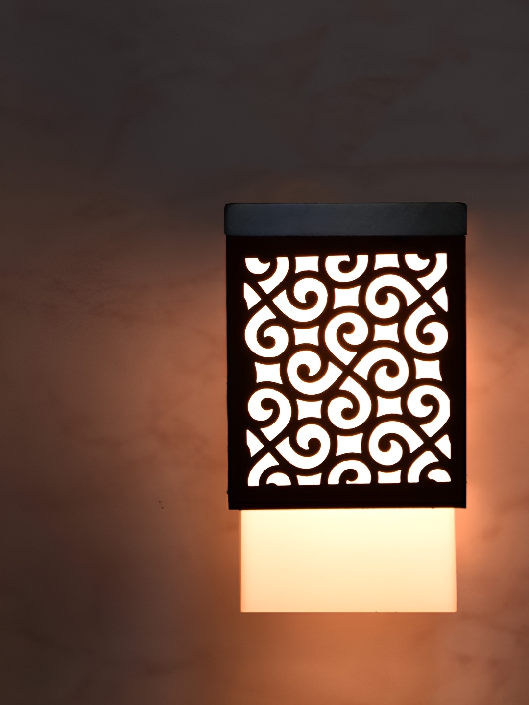 

Gojeeva Black & White Wooden Textured Square Shaped Ceiling Lamps