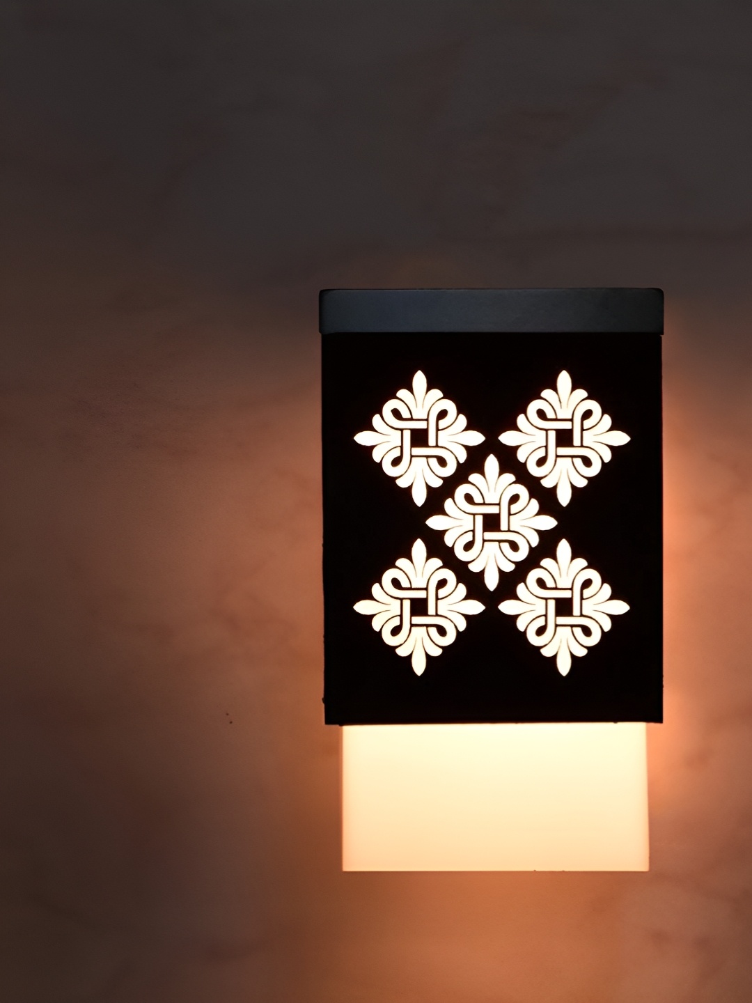 

Gojeeva Black & White Wooden Textured Square Shaped Ceiling Lamps