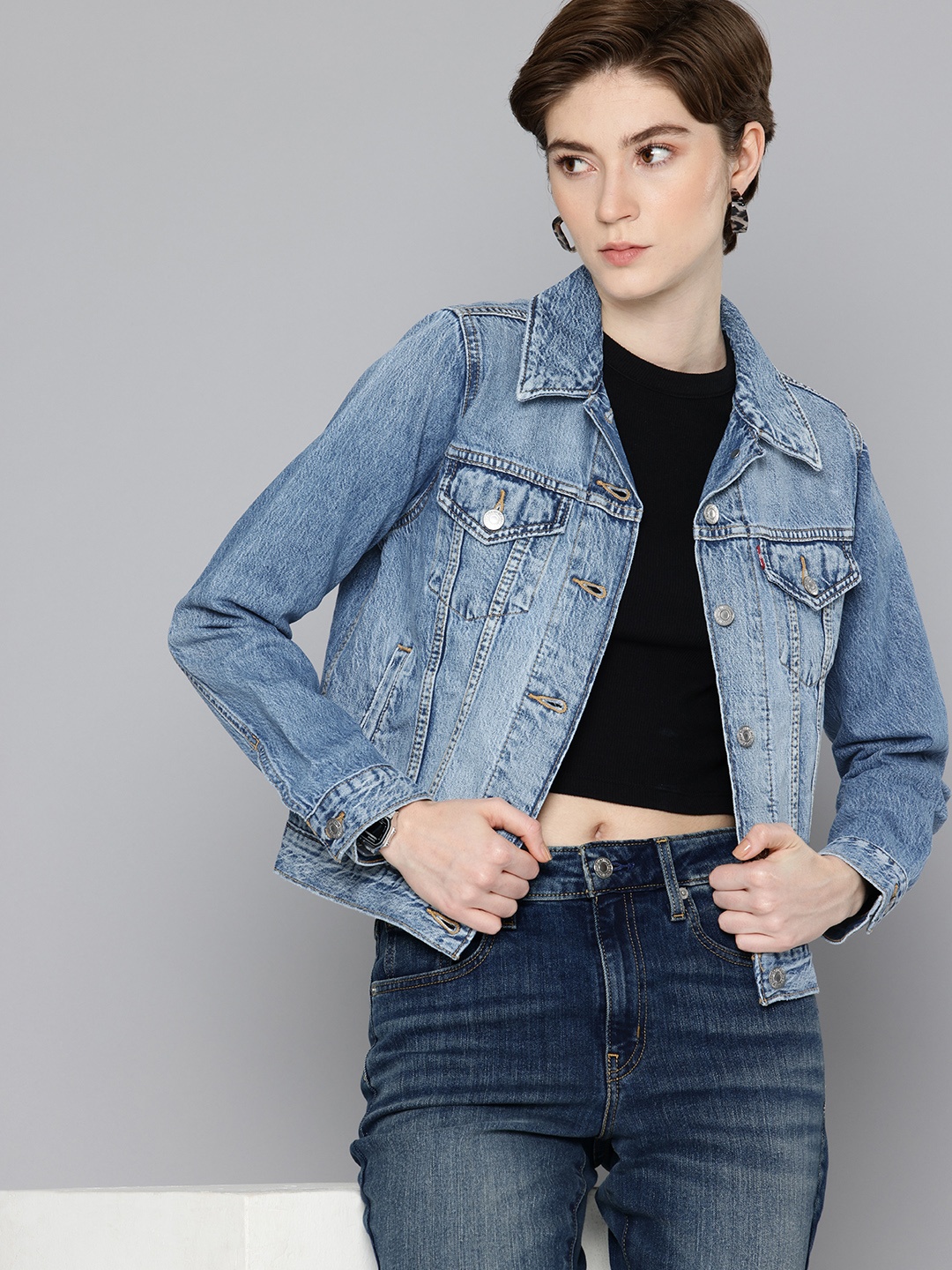 

Levis Pure Cotton Denim Jacket, Blue