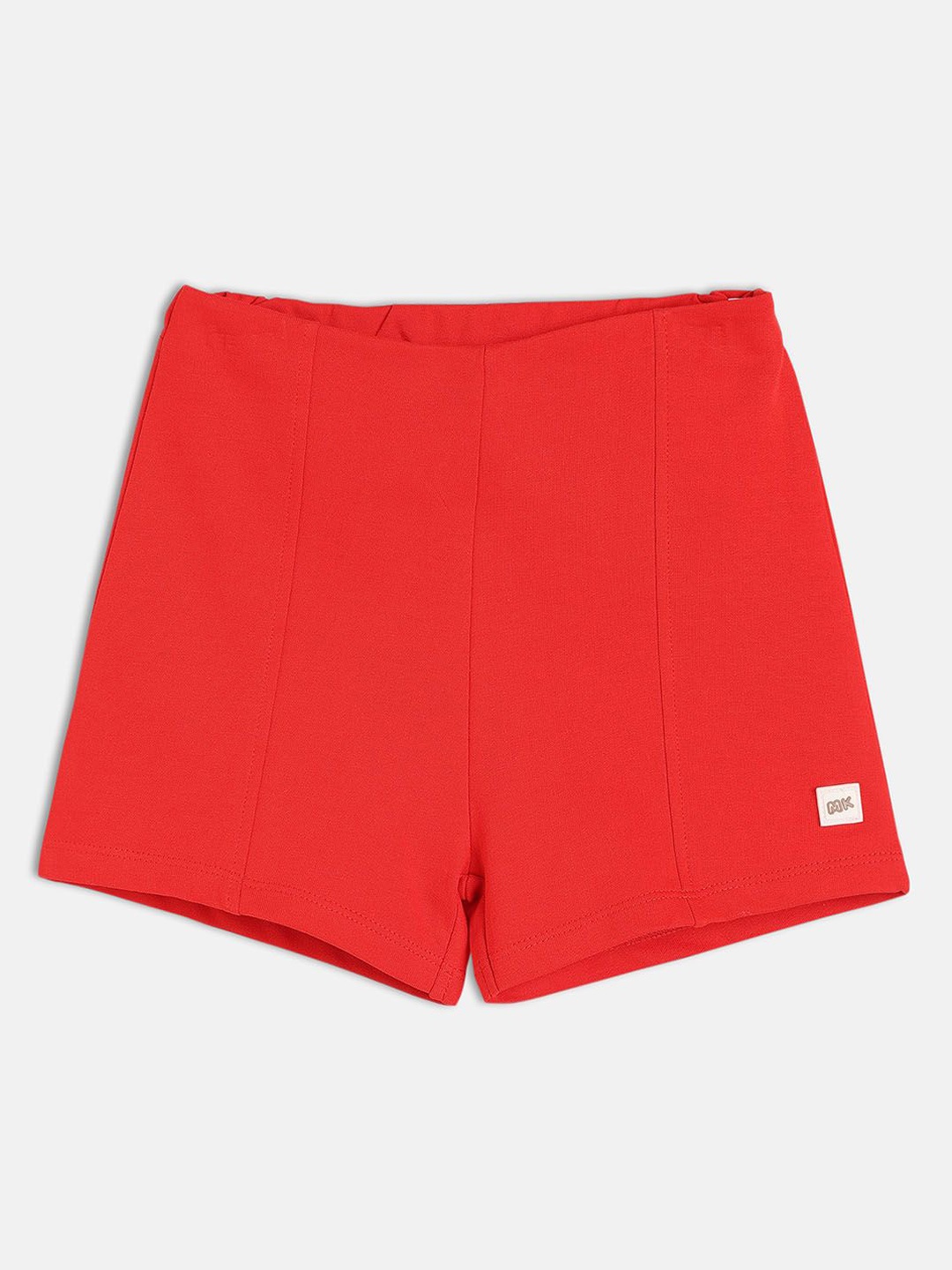 

MINI KLUB Girls Cotton Regular Fit Short, Red