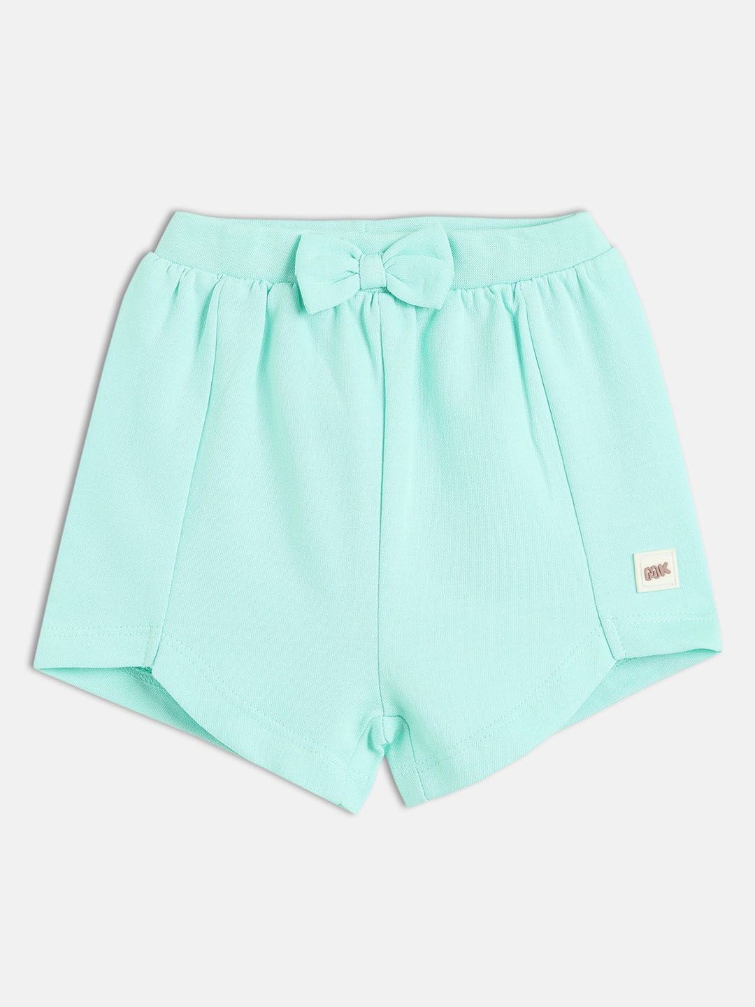 

MINI KLUB Girls Regular Fit Mid-Rise Cotton Shorts, Blue