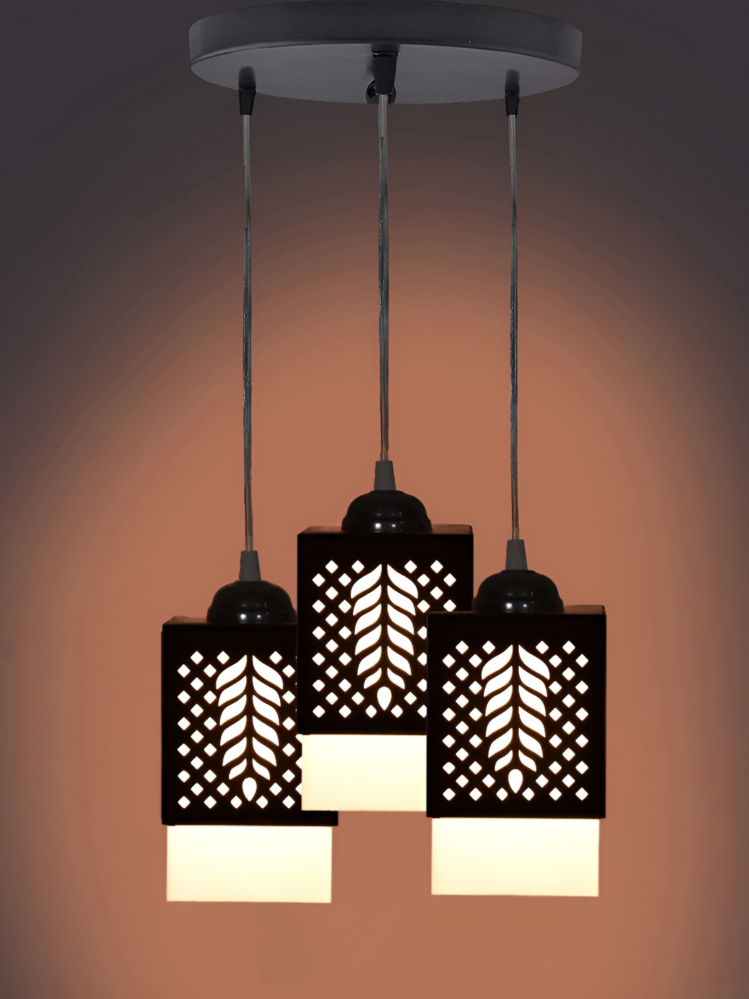 

Gojeeva Black and White Wooden Textured Square Shaped Contemporary Wall Lamp