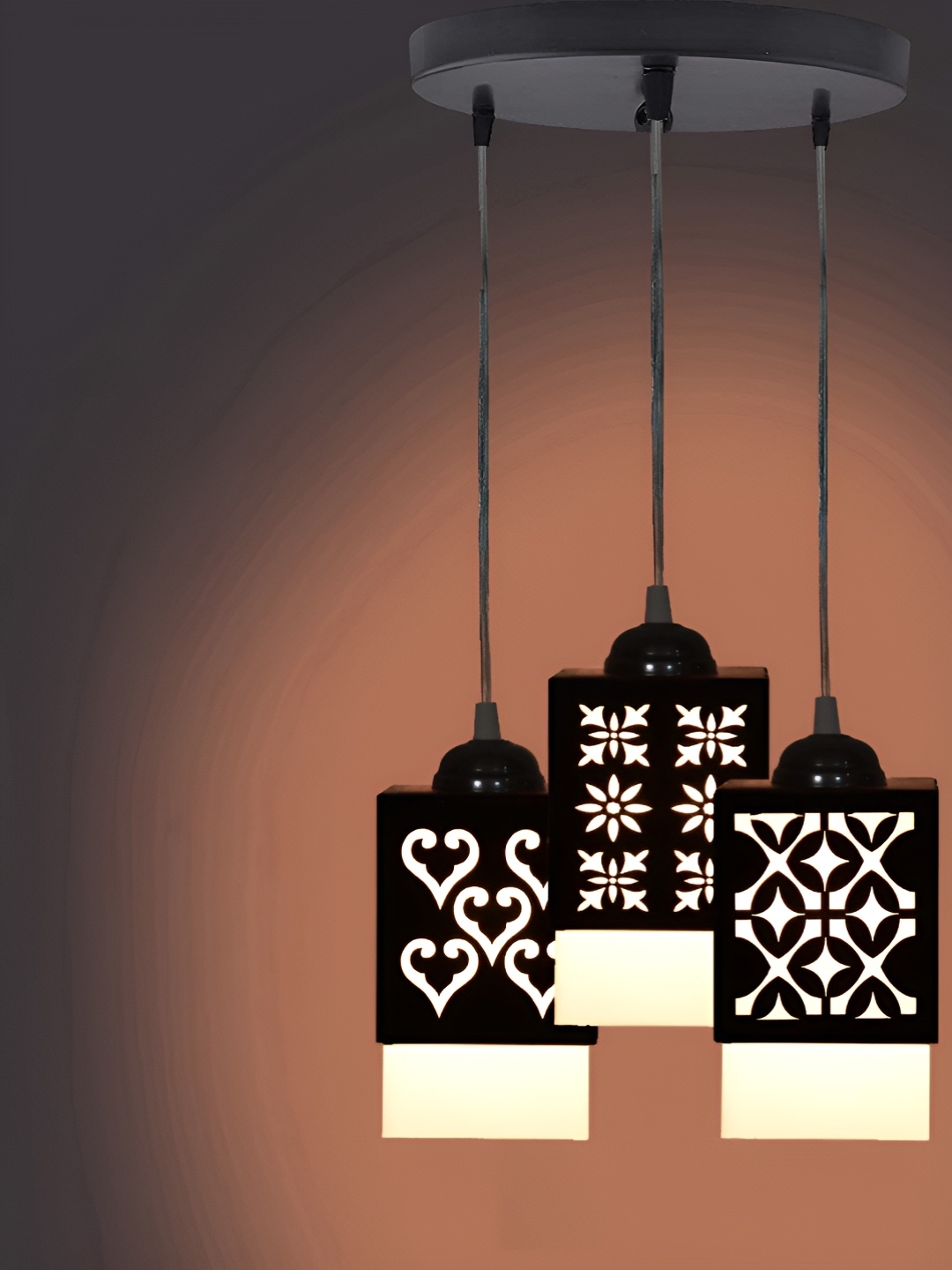 

Gojeeva Black and White Wooden Textured Square Shaped Contemporary Wall Lamp