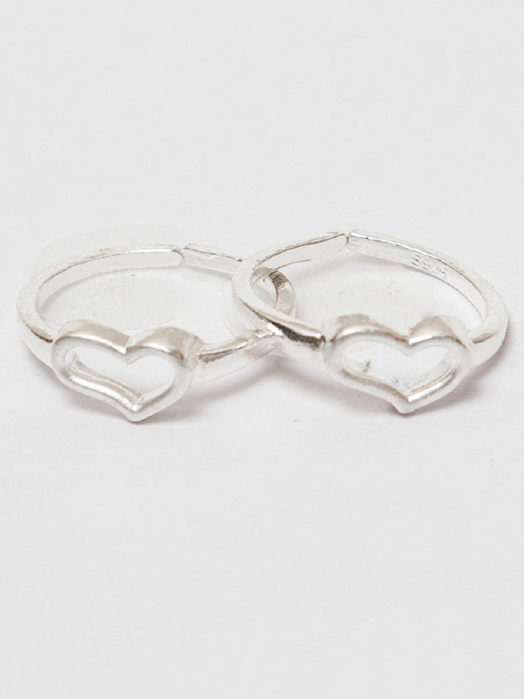 

De Flossy Silver 925 Silver Heart Design Toe Ring