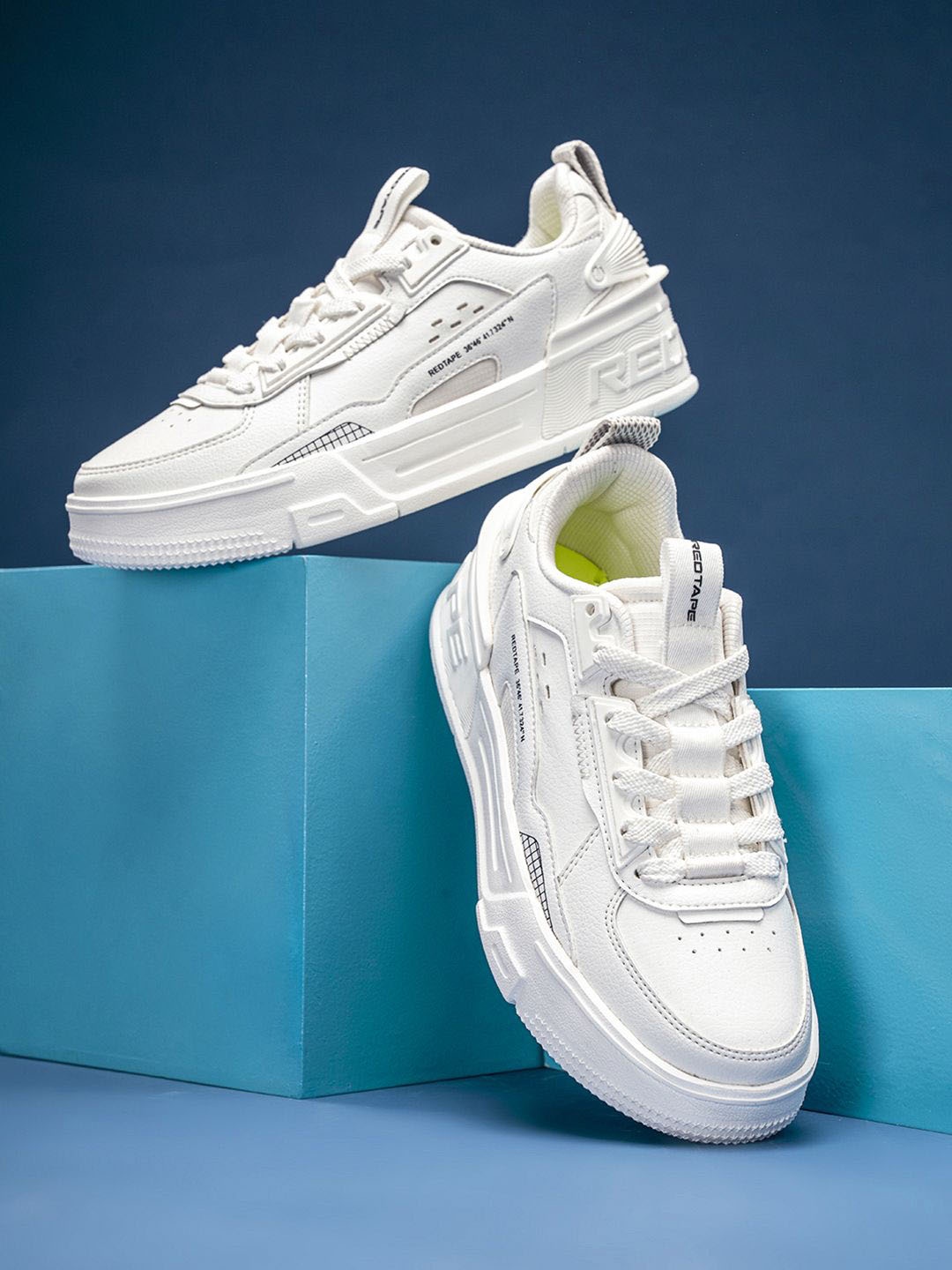 

Red Tape Women Solid Sneakers, White