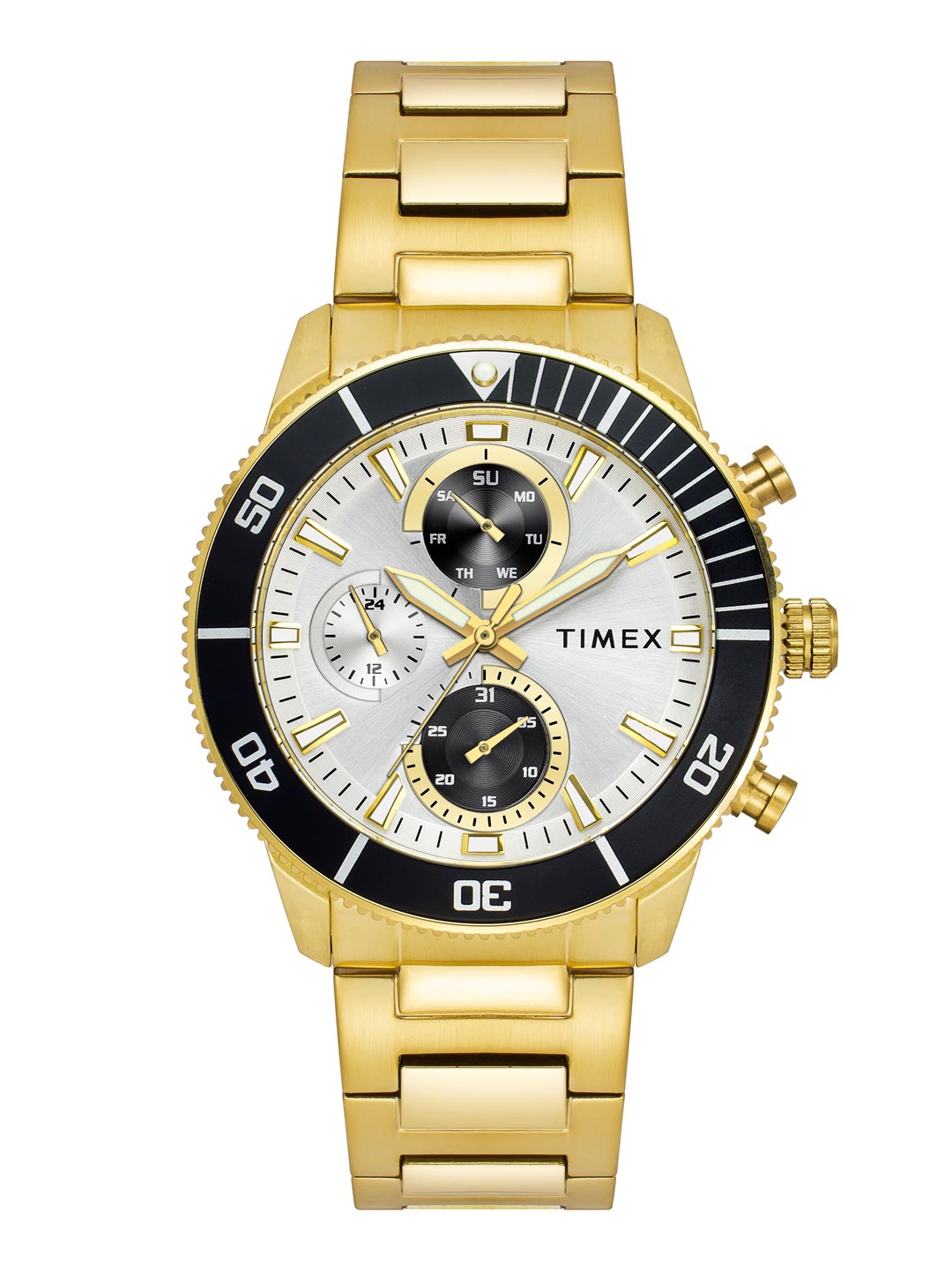 

Timex Men Analogue Multi Function Watch TWEG272SMU04, Silver