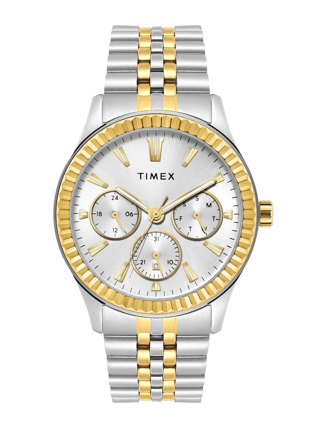 

Timex Men Analogue Multi Function Watch TWEG25200, Silver