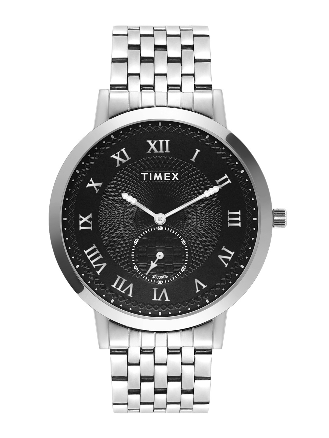 

Timex Men Analogue Stainless Steel Bracelet Style Watch - TWEG27501, Black