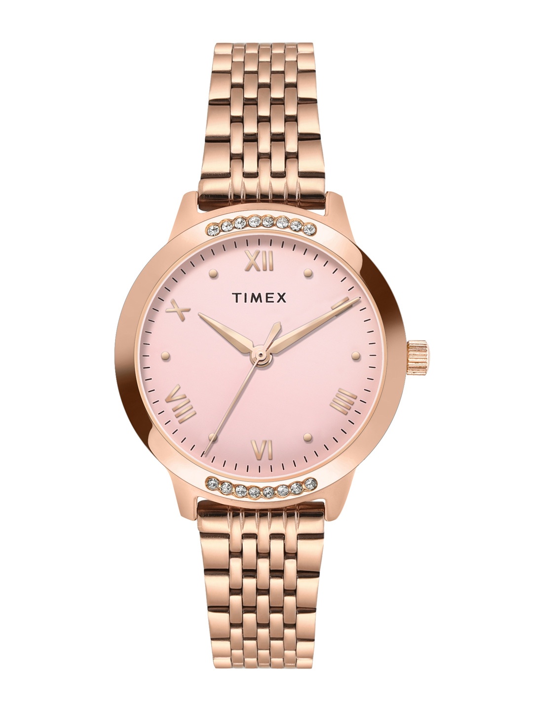 

Timex Women Bracelet Style Straps Analogue Watch TWEL20203, Pink