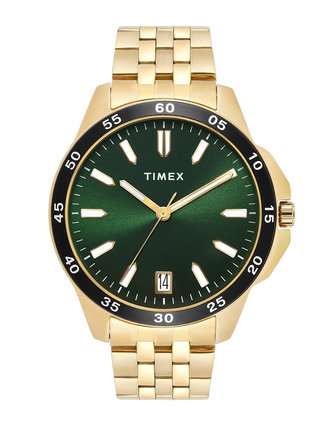 

Timex Men Analogue Stainless Steel Watch - TWEG25302, Green