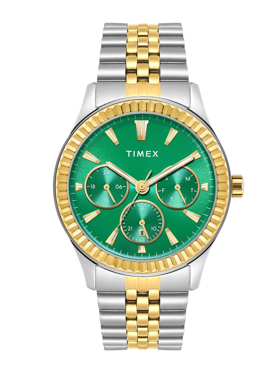 

Timex Men Bracelet Style Straps Analogue Multi Function Watch TWEG25201, Green