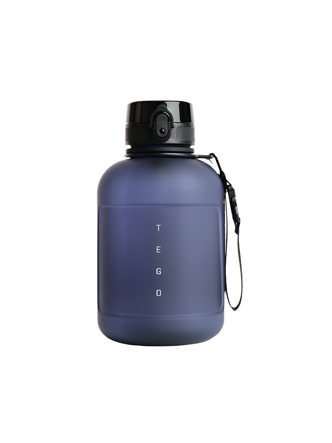 

TEGO Navy Blue & Black Brand Logo Printed Tritan Water Bottle 1.7 Ltrs