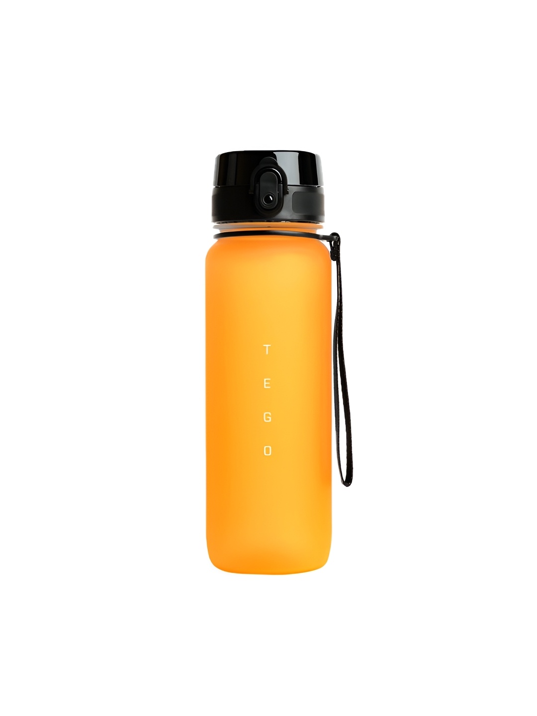 TEGO Orange & Black Brand Logo Printed Tritan Water Bottle-800 ML