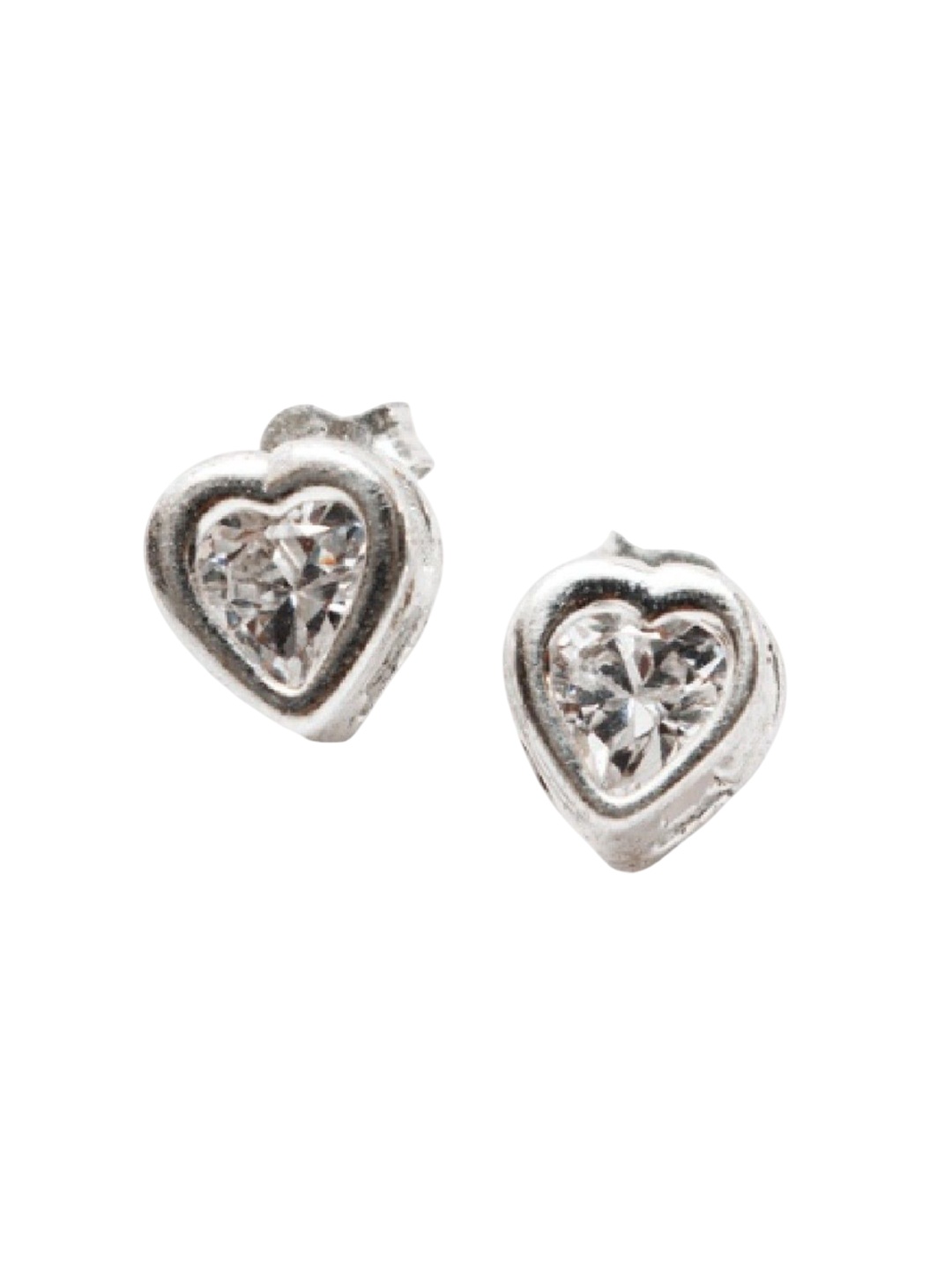 

De Flossy Silver 925 Sterling Silver Contemporary Studs