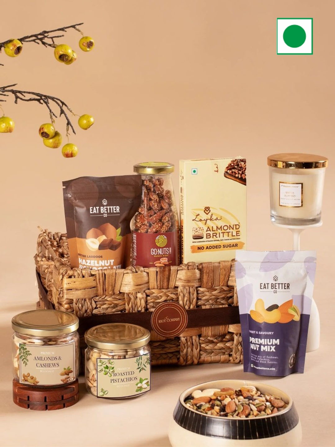 

The Knot Company Set Of 7 Nuts Assorted Gift