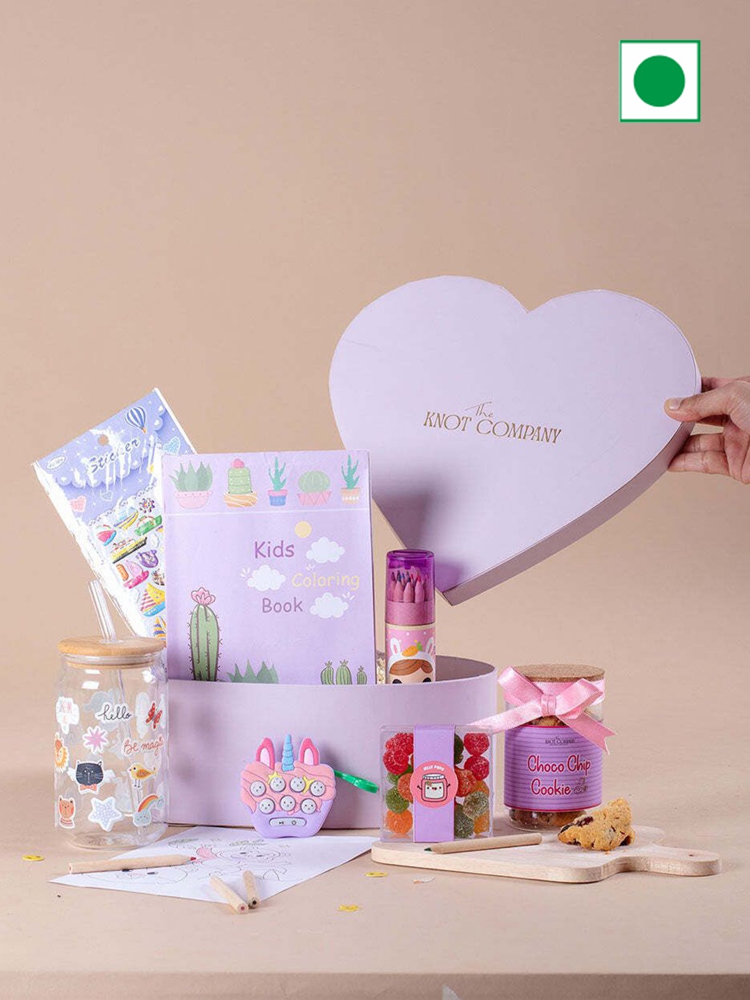 

The Knot Company Kids Set Of 6 Cutesy Assorted Gifts, Lavender
